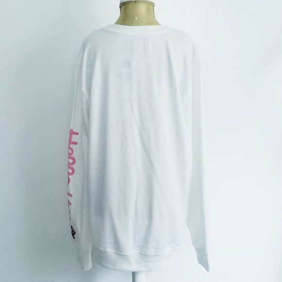 NEW Hello Kitty White Fleece Lined Sweatshirt Size L - Picture 13 of 16